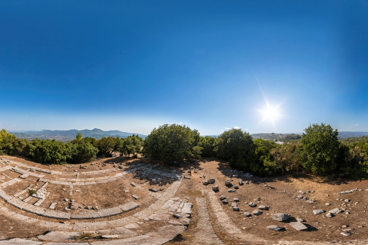 Ancient Temple of Athena Makistos - Skillountia
