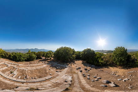 Ancient Temple of Athena Makistos - Skillountia